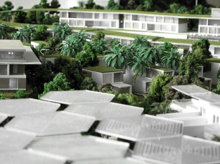 As casas terão telhados verdes e painéis solares. A intenção é que 60% da energia das unidades residenciais seja provida pela energia solar.