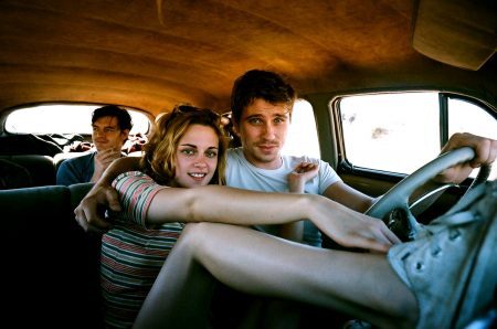 O filme “Na Estrada” foi baseado no livro “On the Road”, de Jack Kerouac. Na foto, os atores Sam Riley, Kristen Stewart e Garrett Hedlund.