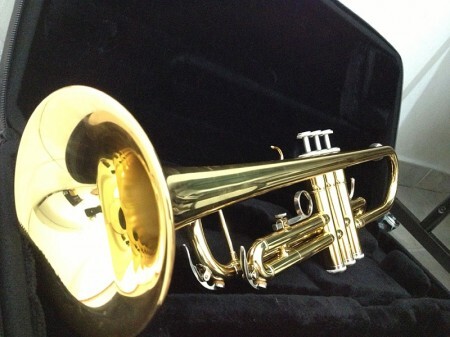 O Trompete é semi-novo, com apenas 1 mês de uso