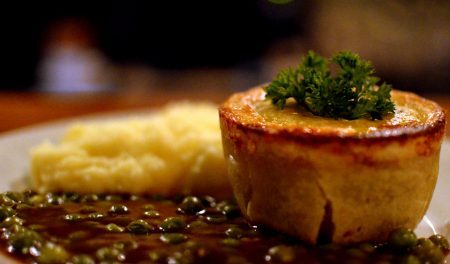 Guiness Pie do All Black, vendida a R$ 18 e concorrente no Pub Food Festival.