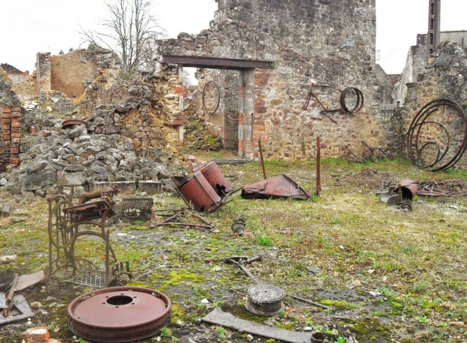 Oradour-sur-Glane transformou-se no símbolo da barbaridade nazista