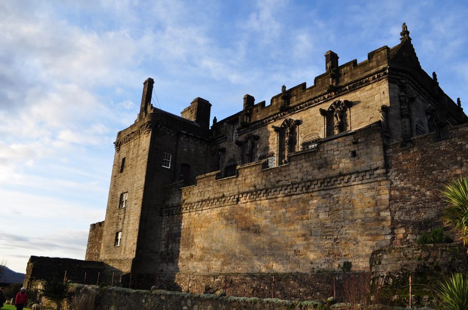 O castelo de Stirling é um dos mais importantes da Escócia