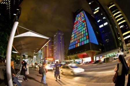 SP_Urban Festival terá exibição de telas multimídia interativas no painel de LED do prédio da Fiesp