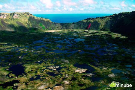 O Rano Kao é um vulcão extinto no sudeste da Ilha de Páscoa