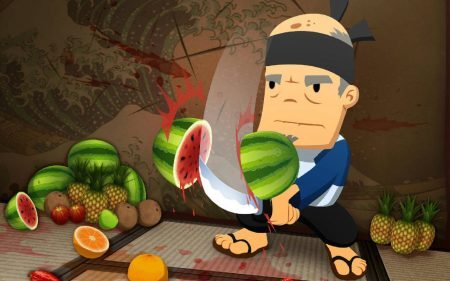 “Fruit Ninja”, que está entre os apps a serem baixados gratuitamente, é um jogo que consiste em cortar o maior número de frutas num determinado tempo utilizando uma katana (espada de samurai).