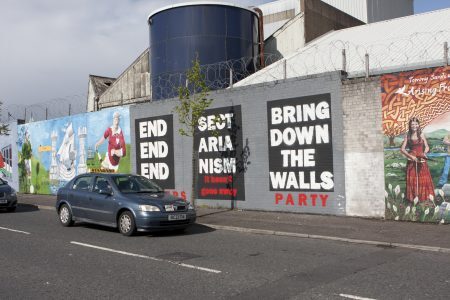 Grafitti nos muros de Belfast