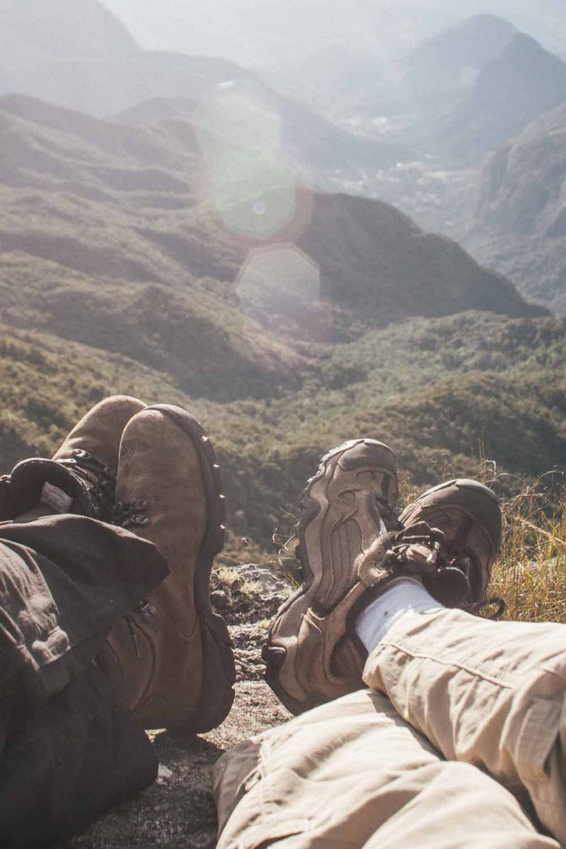 A travessia tem alguns trechos difíceis, mas as belas paisagens compensam o esforço