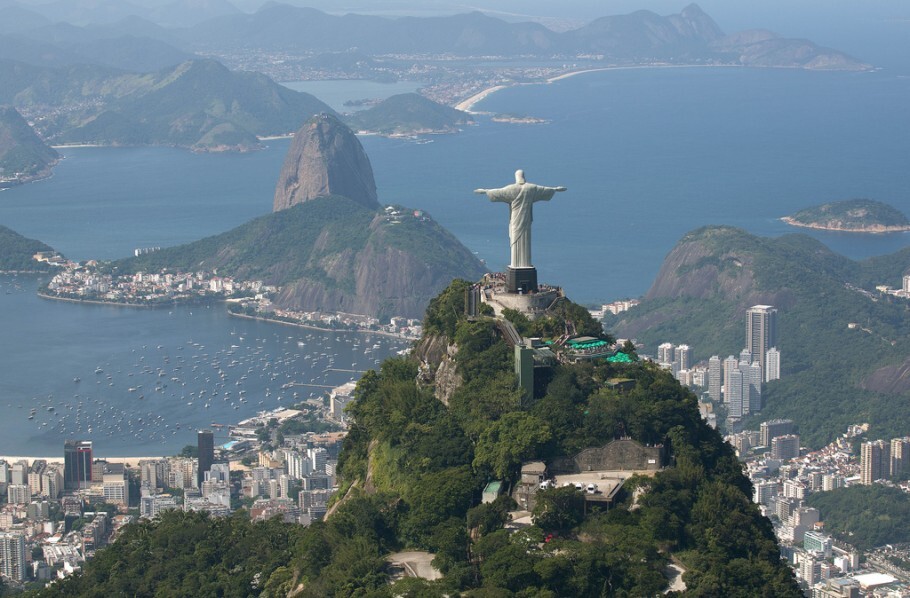 O Cristo Redentor é o 2º melhor ponto turístico da América do Sul