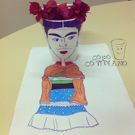 Caricatura de Frida Kahlo