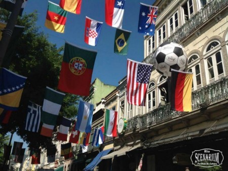 A casa está com decoração e drinque especiais para a Copa…