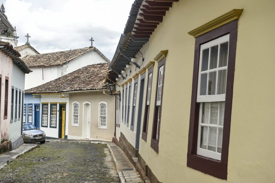Rua das Casas Tortas, em São João Del Rei