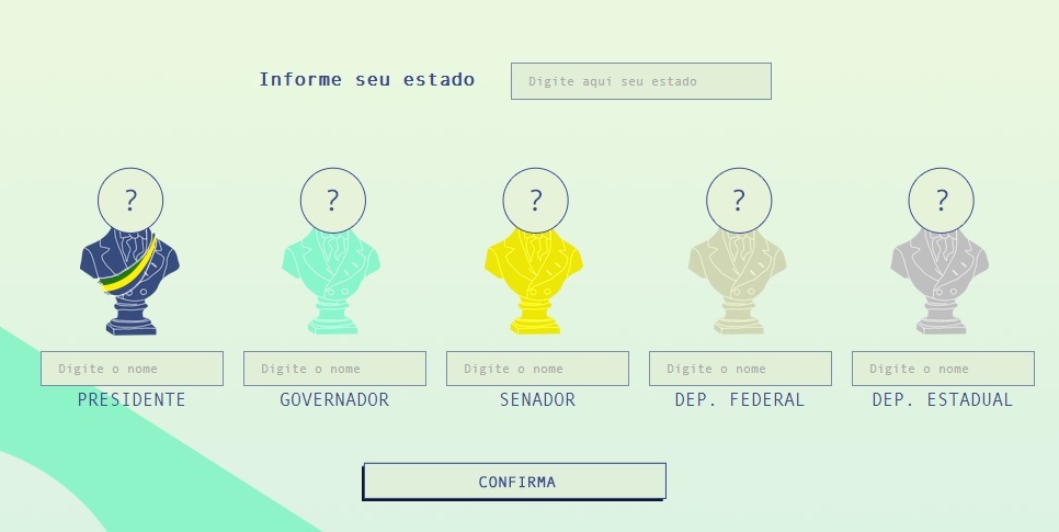 Se você mudar de ideia antes das eleições, basta voltar ao site e alterar suas escolhas