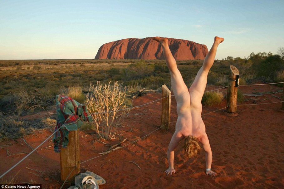 Uluru, na Austrália