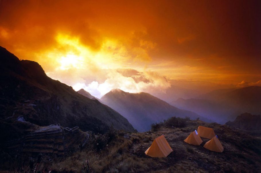 Ao longo da Trilha Inca, no Peru