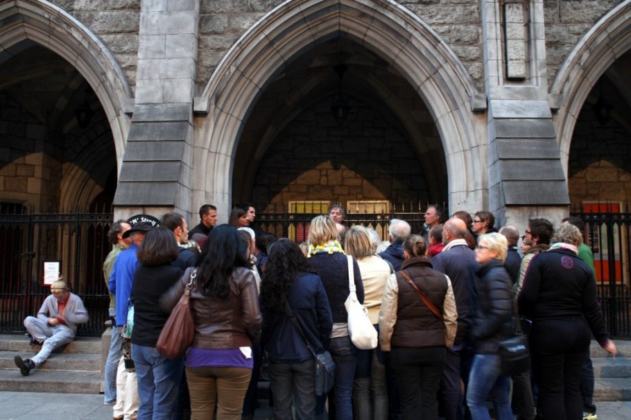 O tour literário passa também pela St. Andrews Church, em Dublin