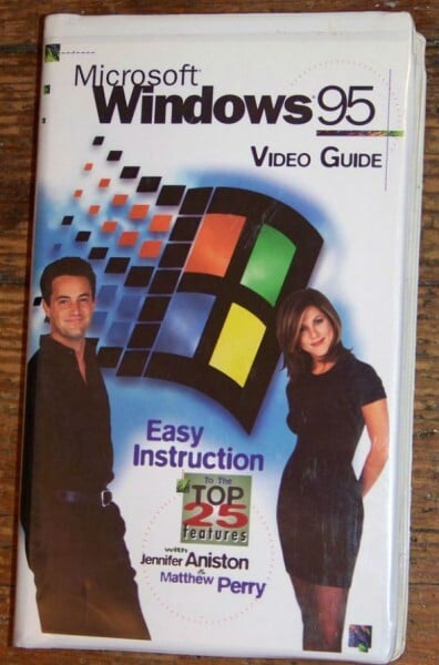 Com pouco mais de 50 minutos, episódio acompanhava fita VHS com instruções de instalação do Windows 95.