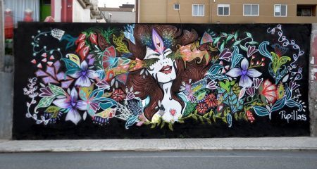 Mural das Pupillas está no centro de Curitiba