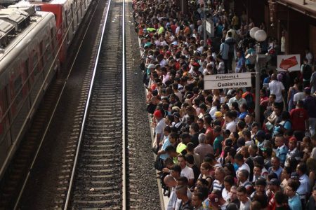 Estação de trem em São Paulo