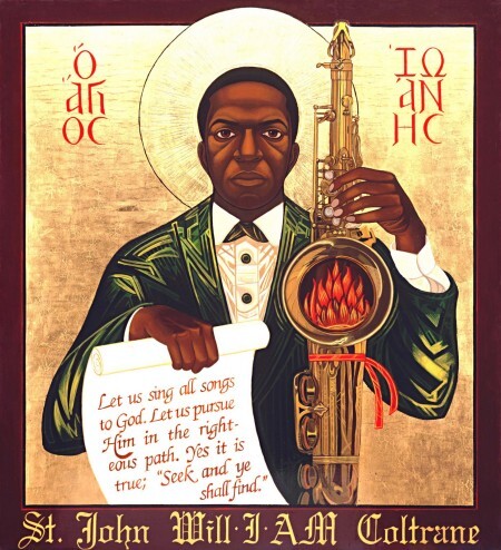 Imagem da igreja que louva o som de John Coltrane