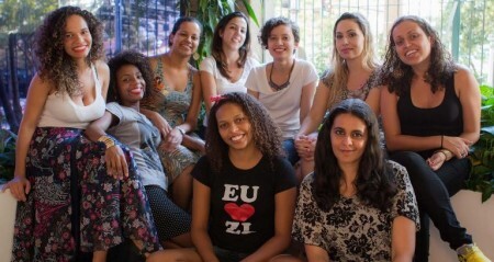 Blogs, protestos, ilustrações, discursos e textos colocaram algumas mulheres em destaque em 2014. Na foto, as integrantes do coletivo “Nós, mulheres da periferia”.