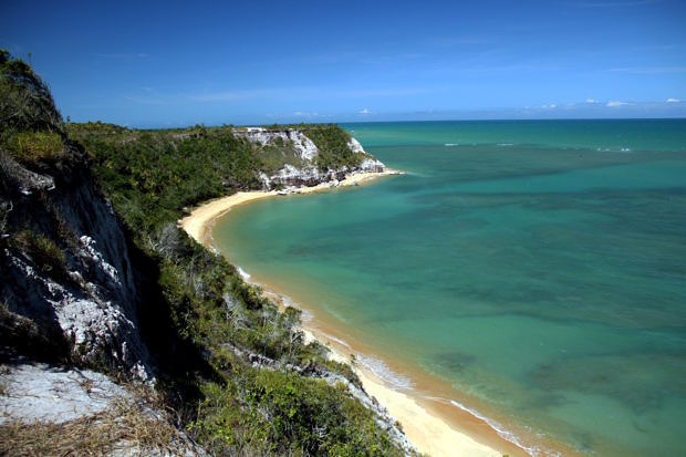 Praia do Espelho, no sul da Bahia