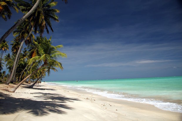 Vista da praia de Antunes, em Maragogi (Alagoas)