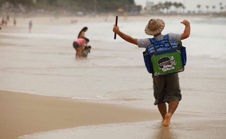 Hare Burger na praia