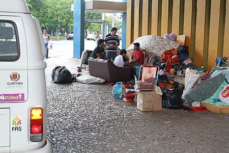 Cerca de 33 famílias de indígenas vivem em situação de rua em Curitiba.