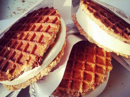 O stroopwafel pode ser encontrado na feirinha