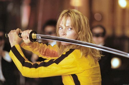 Montagem traz cenas icônicas, como as dos filmes “Kill Bill – Vol. 1” e “Kill Bill – Vol. 2”