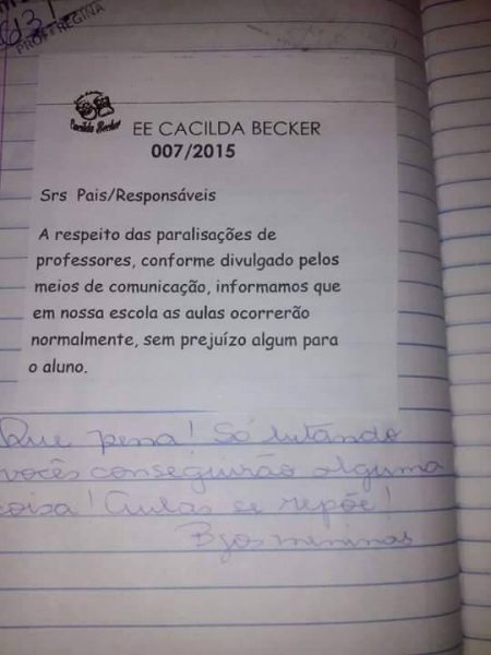 Professores voltam às ruas nesta quinta-feira,  2 de abril, na Avenida Paulista