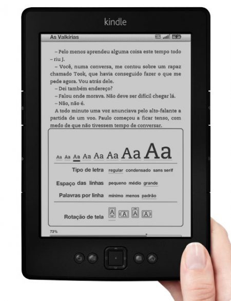 Kindle: de R$299 sai por R$239