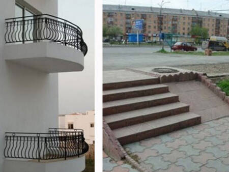 Cadê a janela? Ou é a varanda que está de intrusa? E nessa rua todo cuidado é pouco!