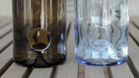 Aprenda a fazer pequenos furos em garrafas de vidro