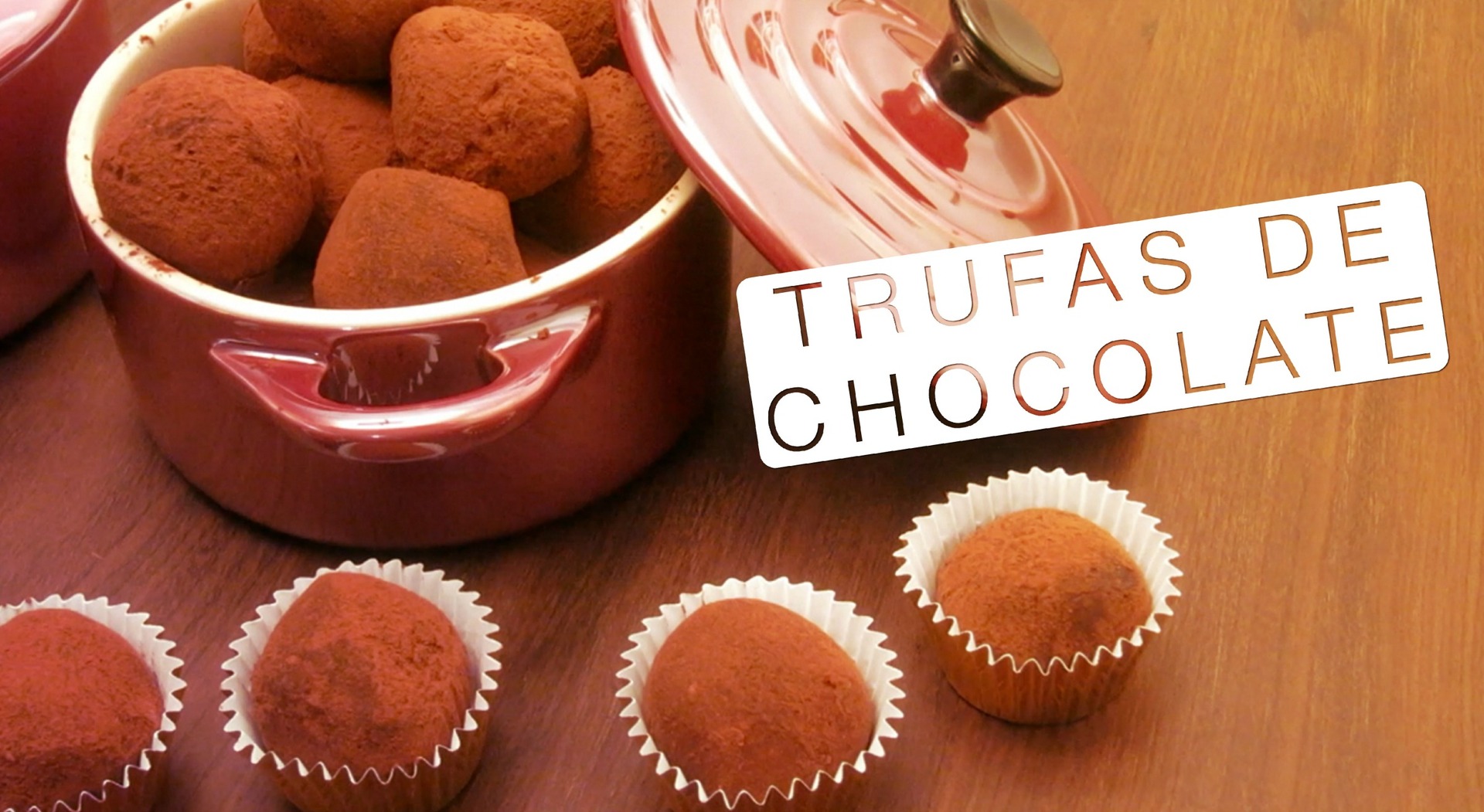 Aprenda a fazer Trufas de Chocolate com apenas três ingredientes
