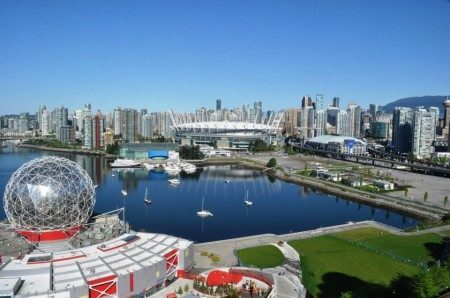 A cidade de Vancouver, um dos destinos mais procurados no Canadá