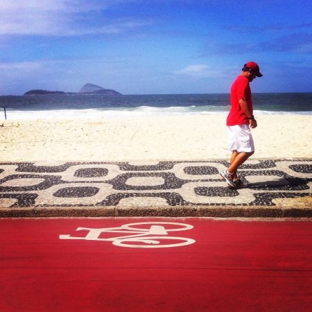 #1hdepaisagem retrata com celular trajeto da Barra a Zona Sul