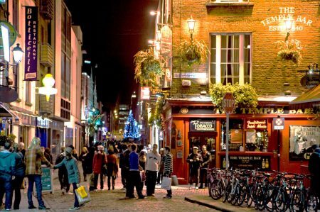 Região do Temple Bar, em Dublin