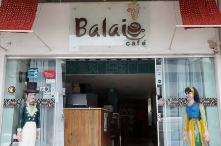 Fachada do Balaio Café