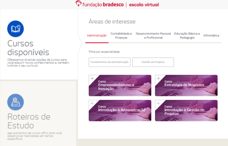 Fundação Bradesco Oferece Cursos Online Gratuitos E Com Certificado 4191