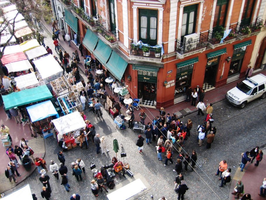 O movimento da Feira de San Telmo | Buenos Aires, Argentina