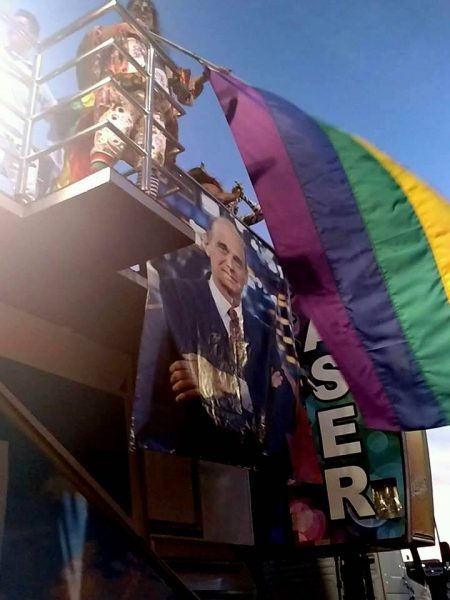 Boechat foi homenageado na 18ª Parada Gay de Brasília