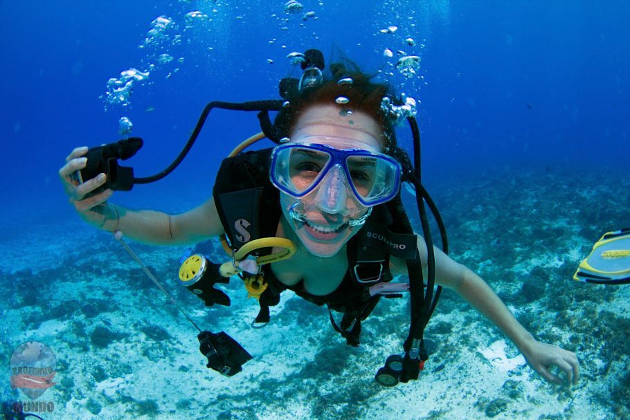 Mergulhando nos Arrecifes Colombia, em Cozumel