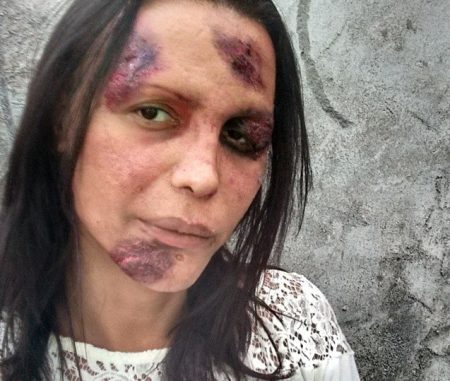 Luisa publicou uma foto para denunciar preconceito contra travestis e transexuais