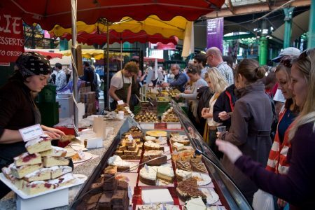 Borough Market, em Londres: ótimo para quem ama comer