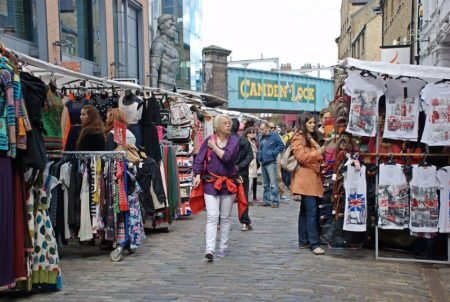 Camden Lock, situado na exótica Camden Town, em Londres