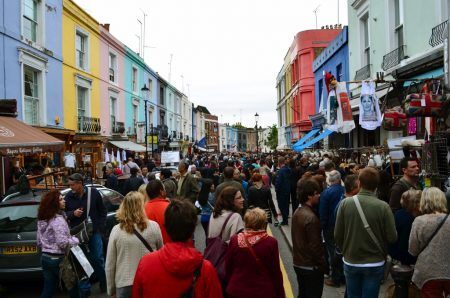 Portobello Market, em Notting Hill: um dos mais queridinhos de Londres