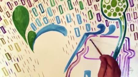 Artista cria ilustrações obre temas abordados em músicas