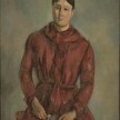 Paul Cézanne, Madame Cézanne em vermelho, 1890-94, óleo sobre tela, 93,3 x 74 cm.