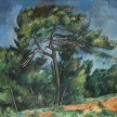 Paul Cézanne, O grande pinheiro, 1890-96 Óleo sobre tela, 89 x 70 cm.